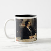 De raad van bestuur tweekleurige koffiemok (Links)