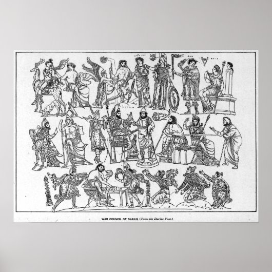 De Raad van de Oorlog van Darius Poster (Voorkant)