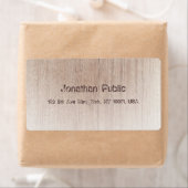 De raad van het hout kijkt Verstoorde Sjabloon Ver Etiket (Insitu)