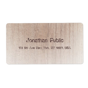 De raad van het hout kijkt Verstoorde Sjabloon Ver Etiket