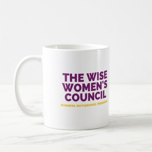 de raad van wijze vrouwen-Mok Koffiemok (Links)