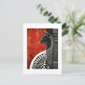 De raadselachtige avonturen van Noir Cat Briefkaart (Staand voorkant)