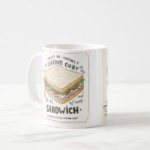 De raadselachtige inkeping koffiemok (Voorkant links)