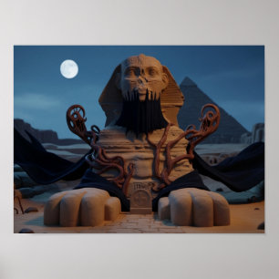 De raadselachtige sfinx poster