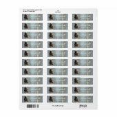 De raaf aangedreven door koffie etiket (Full Sheet)