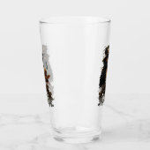 De raaf aangedreven door koffie glas (Links)