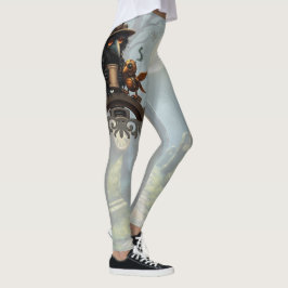 De raaf aangedreven door koffie leggings