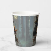 De raaf aangedreven door koffie papieren bekers (Rechts)