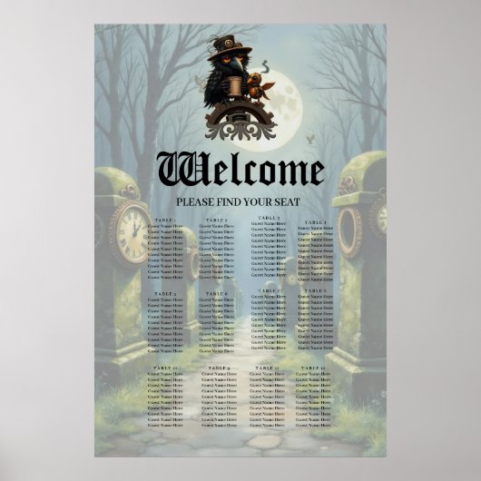 De raaf aangedreven door koffie poster (Voorkant)