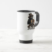 De raaf aangedreven door koffie reisbeker (Voorkant rechts)