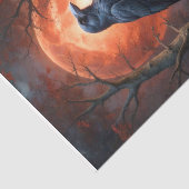 De raaf bewaakt het geheim van de crypte van Rode Tissuepapier (Detail)