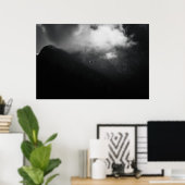 De raaf boven de bergen poster (Thuiskantoor)