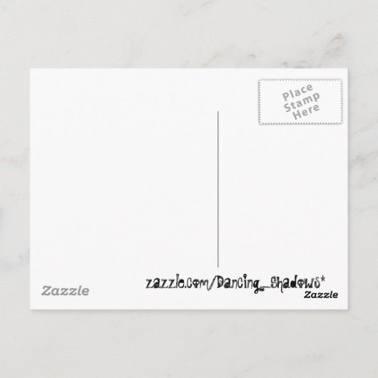 De raaf briefkaart (Achterkant)