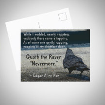 De Raaf Citaat Edgar Allen Poe's Nooitmeer Gotisch