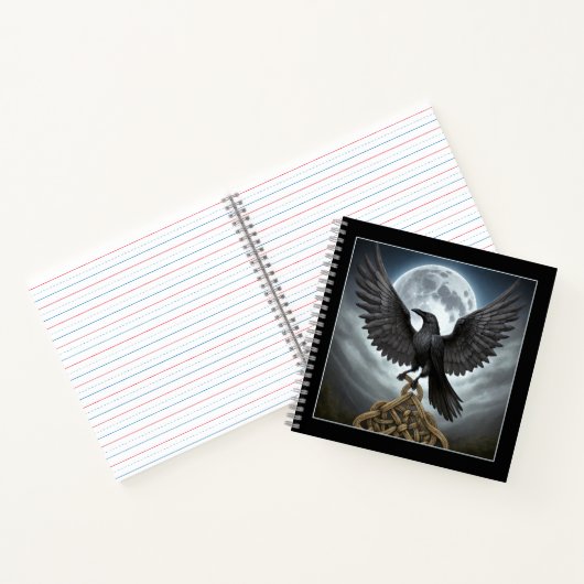 De raaf & de maan notitieboek (Binnen)