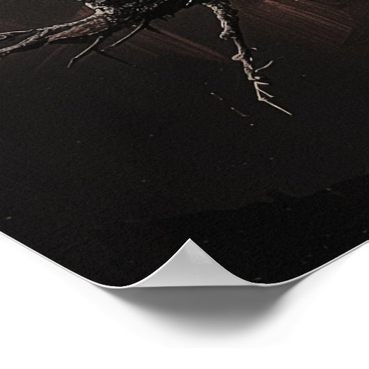 De raaf en de maan poster (Hoek)