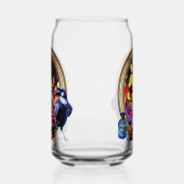 De Raaf En De Schedel Zandloper Blikvorm Glas (Links)