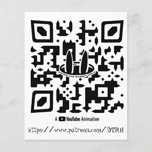 De Rabbit Hole Flyer omlaag (Voorkant)