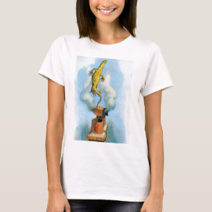 DE RABBIT ZENDT IN EEN BEETJE VAN DE LIZARD T-SHIRT