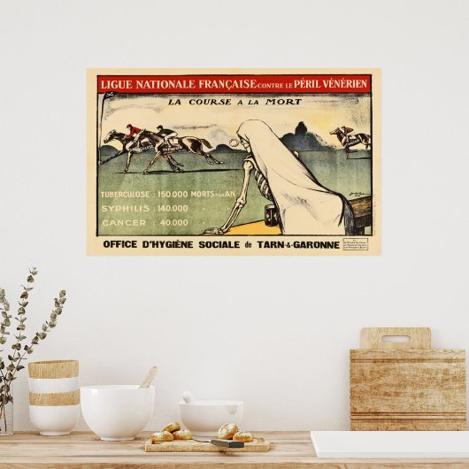 De Race is aan Poster (Keuken)