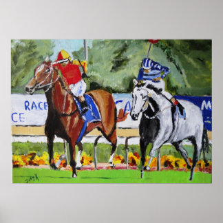 De Race is aan Poster