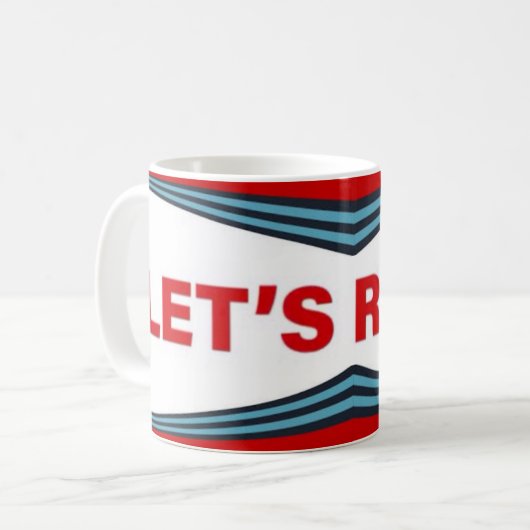 DE RACE-MOK KOFFIEMOK (Voorkant links)