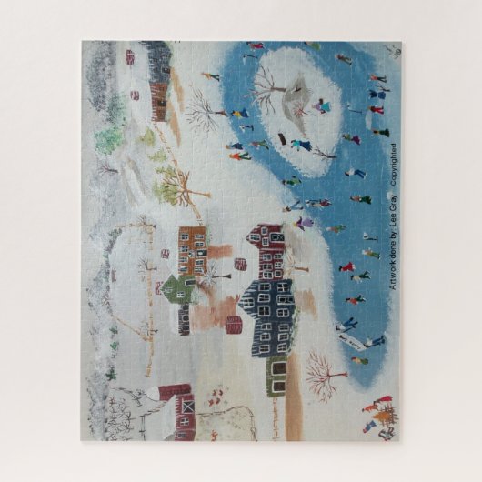 De race rond de poep legpuzzel (Verticaal)