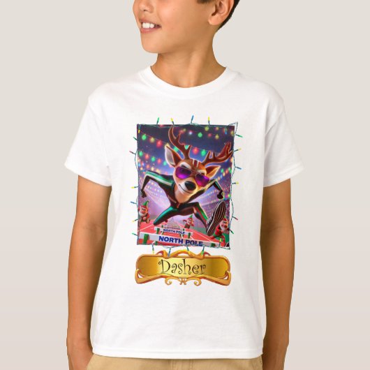 De race van Dasher T-shirt (Voorkant)