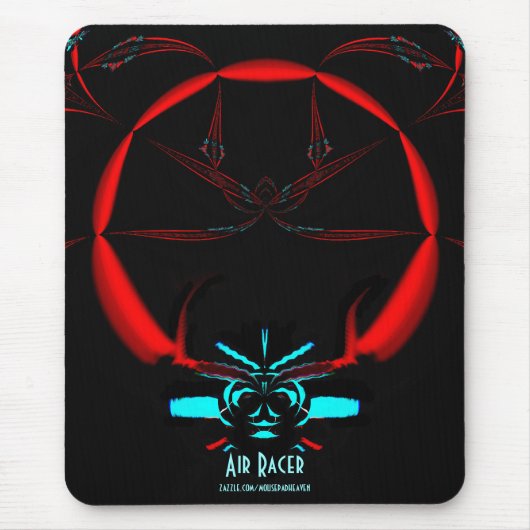De Raceauto Mousepad van de lucht Muismat (Voorkant)