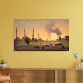 De Racecursus in Constantinopel (olie op doek) Canvas Afdruk (Insitu (Woonkamer))