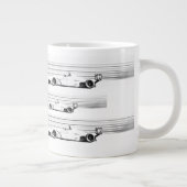 De raceMok van het Man Grote Koffiekop (Rechts)