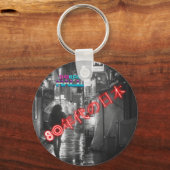 De Rad Mall "80's Japan" Button-achtige Sleutelhan Sleutelhanger (Voorkant)