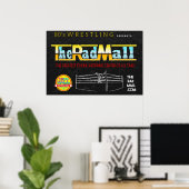 De Rad Mall "80's rustelend" 30 x 20 inch Poster (Thuiskantoor)