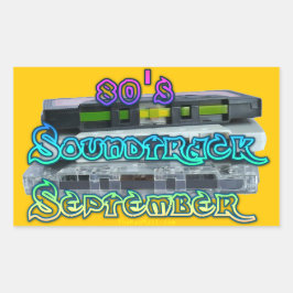 De Rad Mall "80's Soundtrack September" Stickers