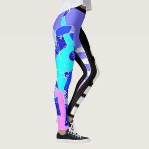 De Rad Mall "80's Wrestling II / WOLG" Vrouwen Leggings