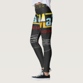De Rad Mall "80's Wrestling" Leggings van vrouwen (Links)