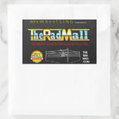 De Rad Mall "80's Wrestling" Stickers (set van 4) (Tas)