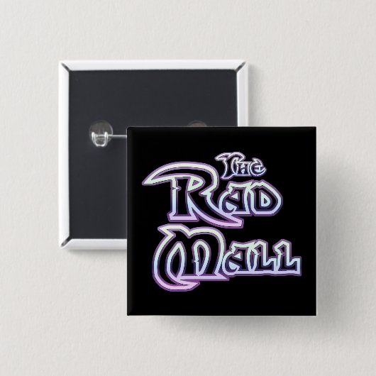 De Rad Mall "Crystal", 2 x 2 inch Button (Voorkant /achterkant)