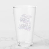 De Rad Mall "Crystal" logo 16oz Glass Tumbler (Achterkant)