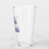 De Rad Mall "Crystal" logo 16oz Glass Tumbler (Links)
