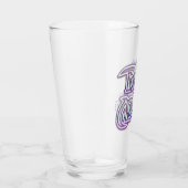 De Rad Mall "Crystal" logo 16oz Glass Tumbler (Rechts)