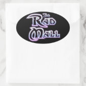 De Rad Mall "Crystal" Ovale Sticker (Tas)