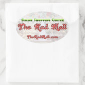 De Rad Mall "FEESTDAGEN" Ovale Stickers (vel van 4 (Tas)