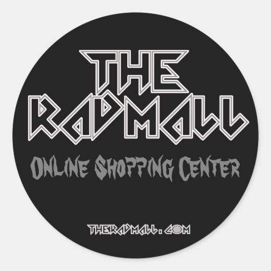 De Rad Mall "Headbanger" 3in Stickers (Voorkant)
