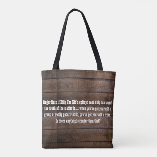 De Rad Mall "PALS" 16 x 16 in Canvas tas (Achterkant)