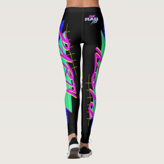 De Rad Mall "PARTIJ Tijd 80"Leggings Leggings (Achterkant)