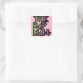 De Rad Mall "Rocker" Logo kleine Stickers (roze) (Tas)