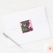 De Rad Mall "Rocker" Logo kleine Stickers (roze) (Envelop)