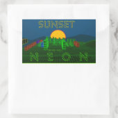De Rad Mall "SUNSET NEON" Stickers (x4) (Tas)
