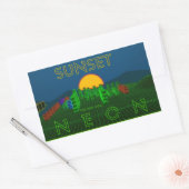 De Rad Mall "SUNSET NEON" Stickers (x4) (Envelop)